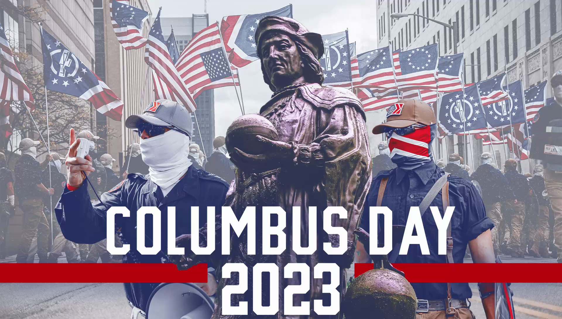 Patriot Front am Columbus Day 2023